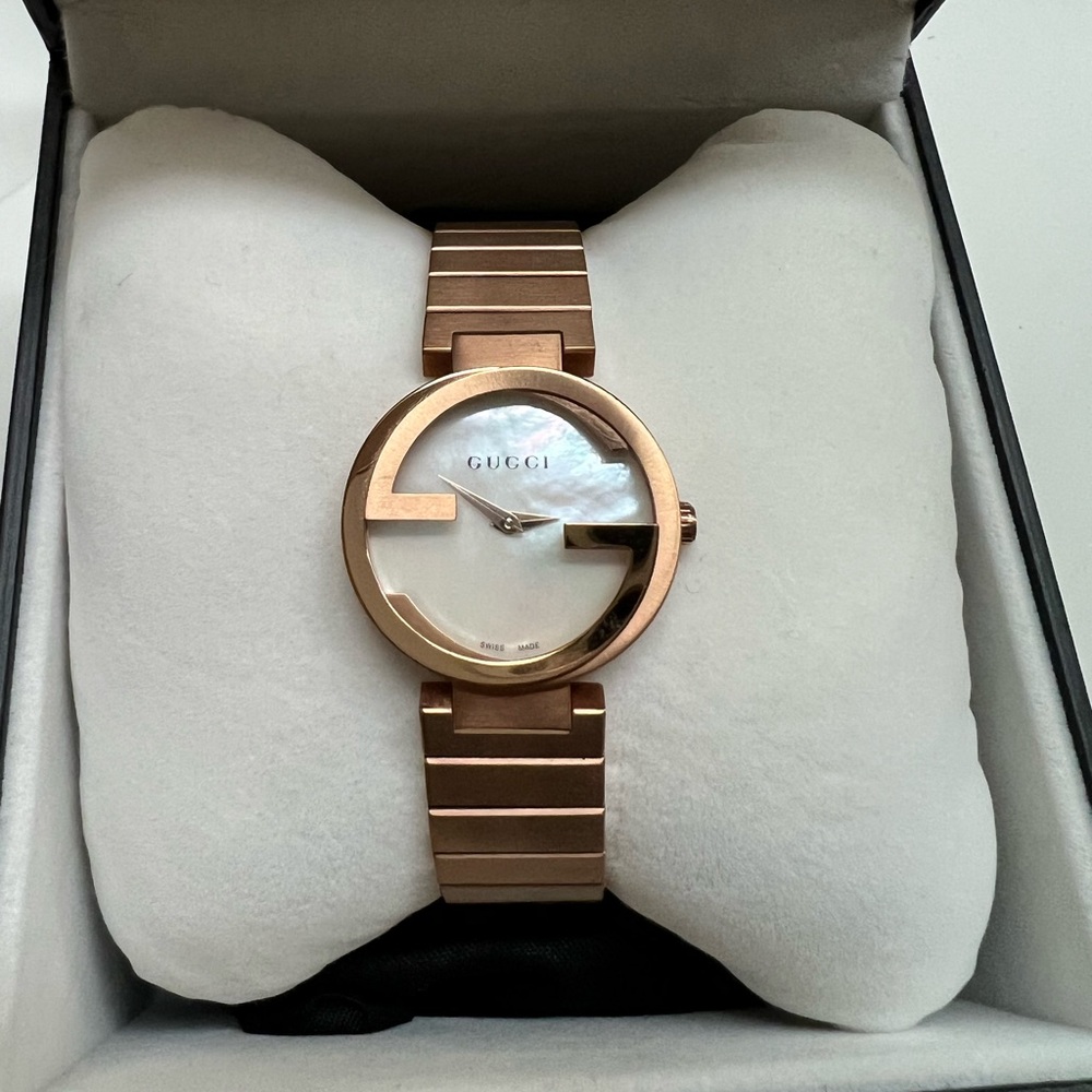 Gucci rose gold watch
